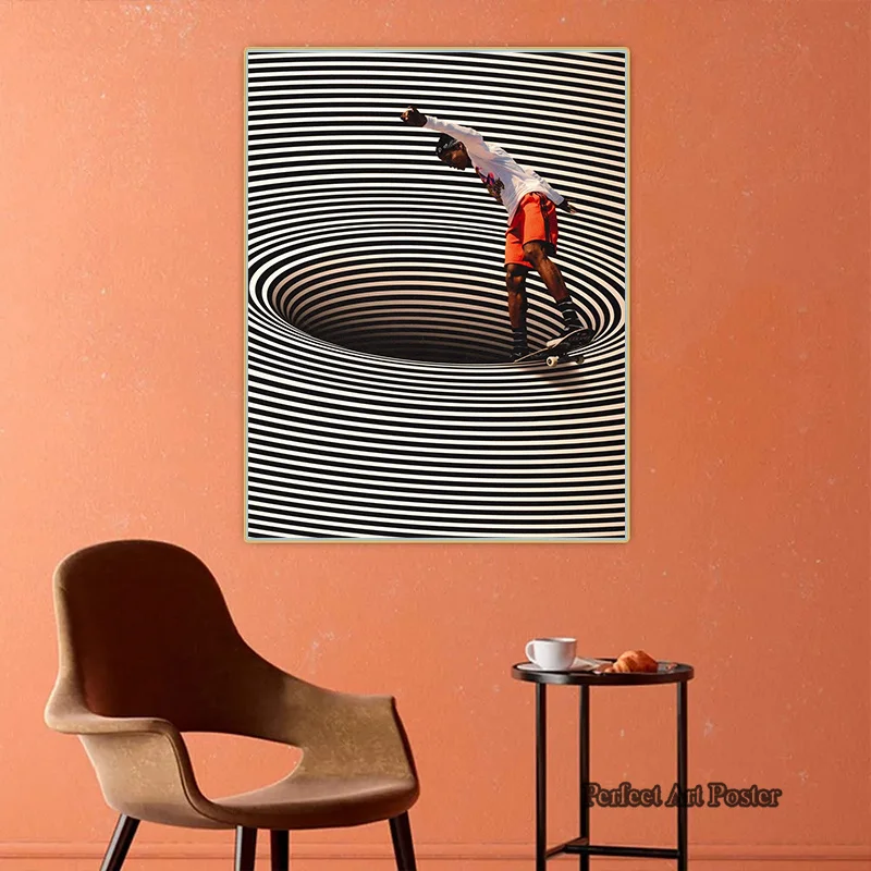 Optical Art Posters and Prints - Home Decor Orange review and price