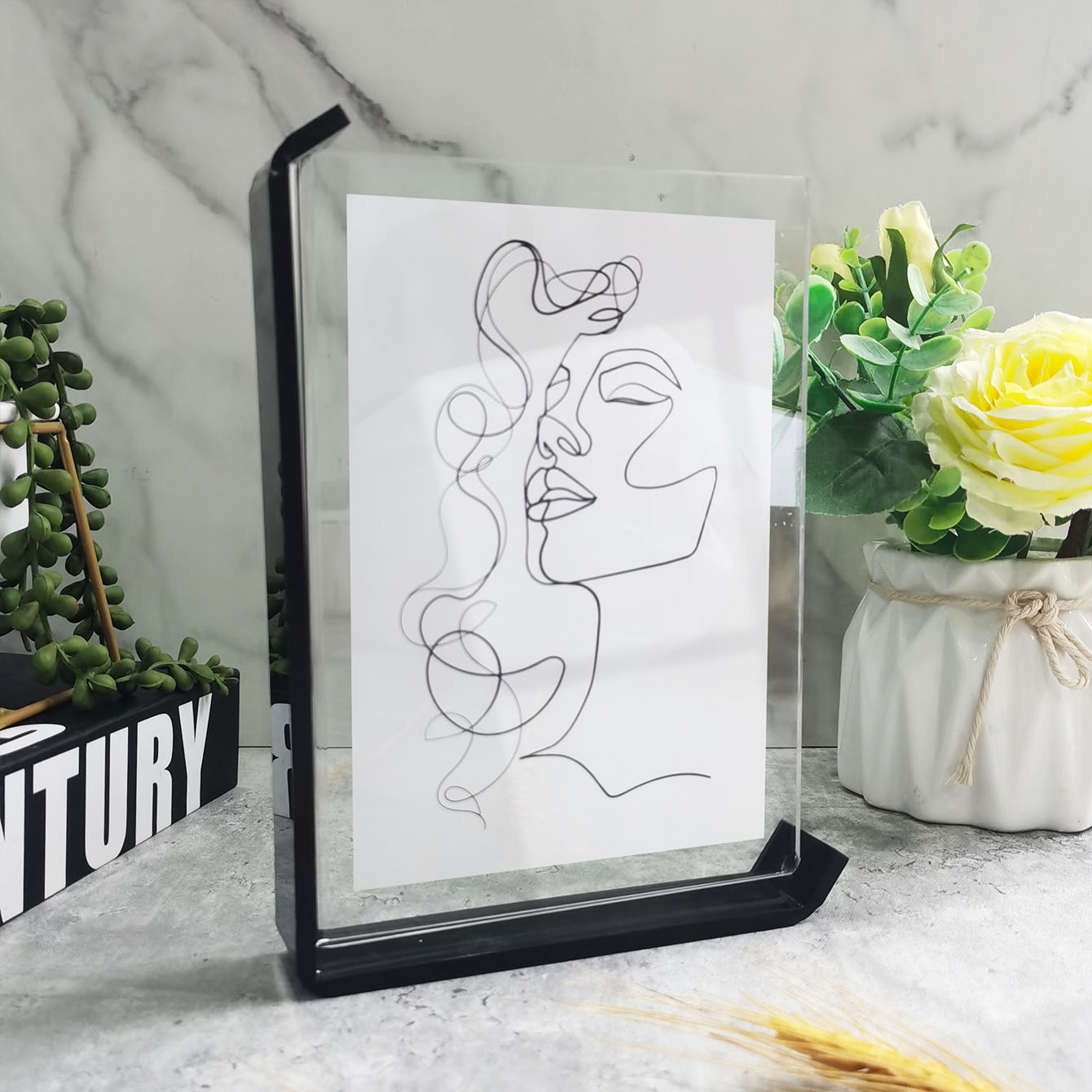 Acrylic Black Photo Frame 10X1 - Bamboo Photo Frame review and price