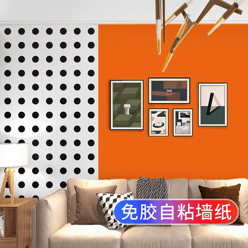 Hermes Orange Polka Dot Wallpa - Home Decor Hermes review and price