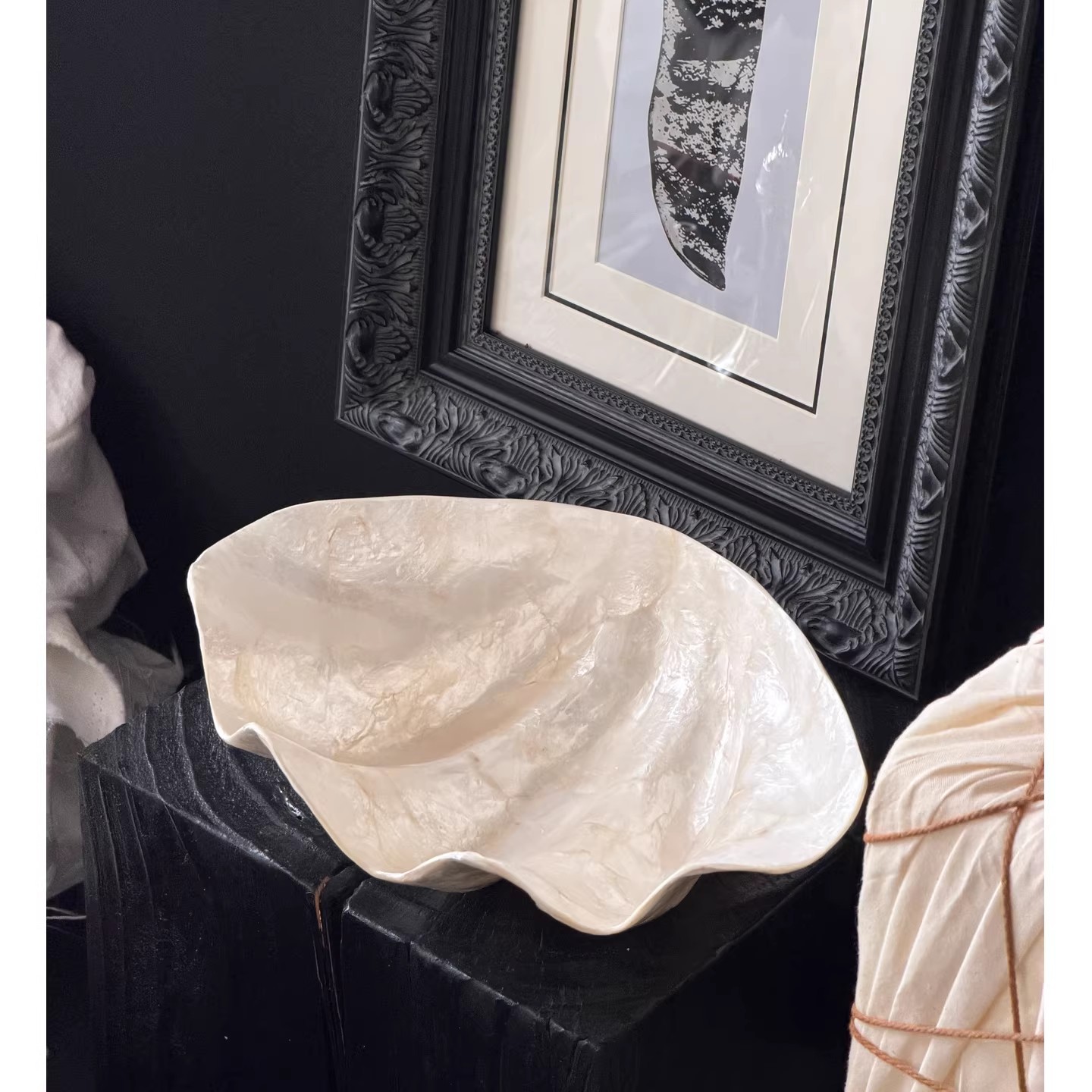 Shell Tray Simulated Shell Bow - Ceramic Trinket Dish review and price