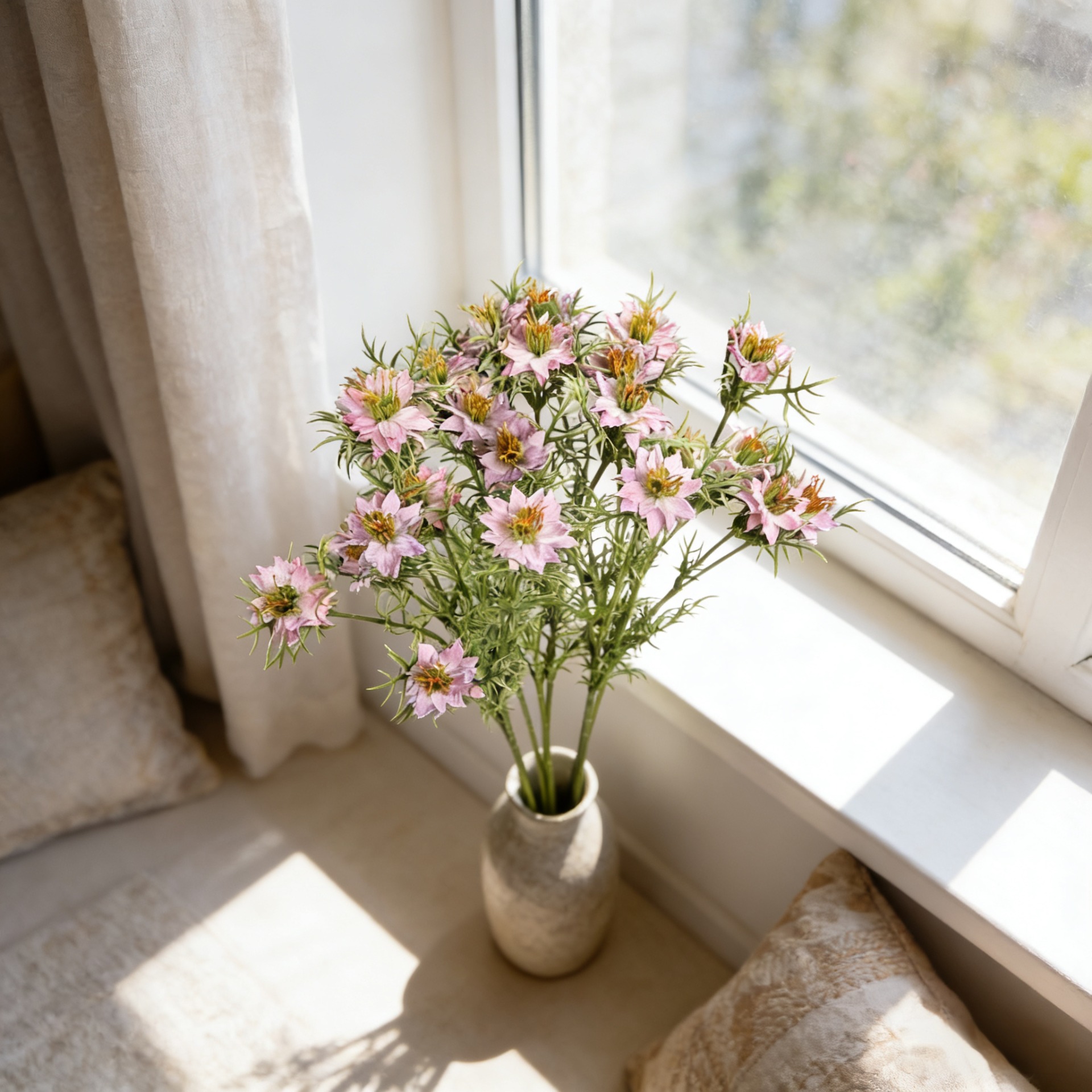 27 Inch Faux Nigella Daisy Flo - Home Decor Daisy review and price