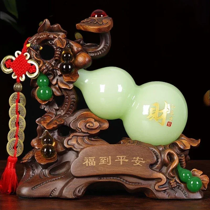 Lucky Resin Gourd Ornaments At - Home Decor Living Room review and price