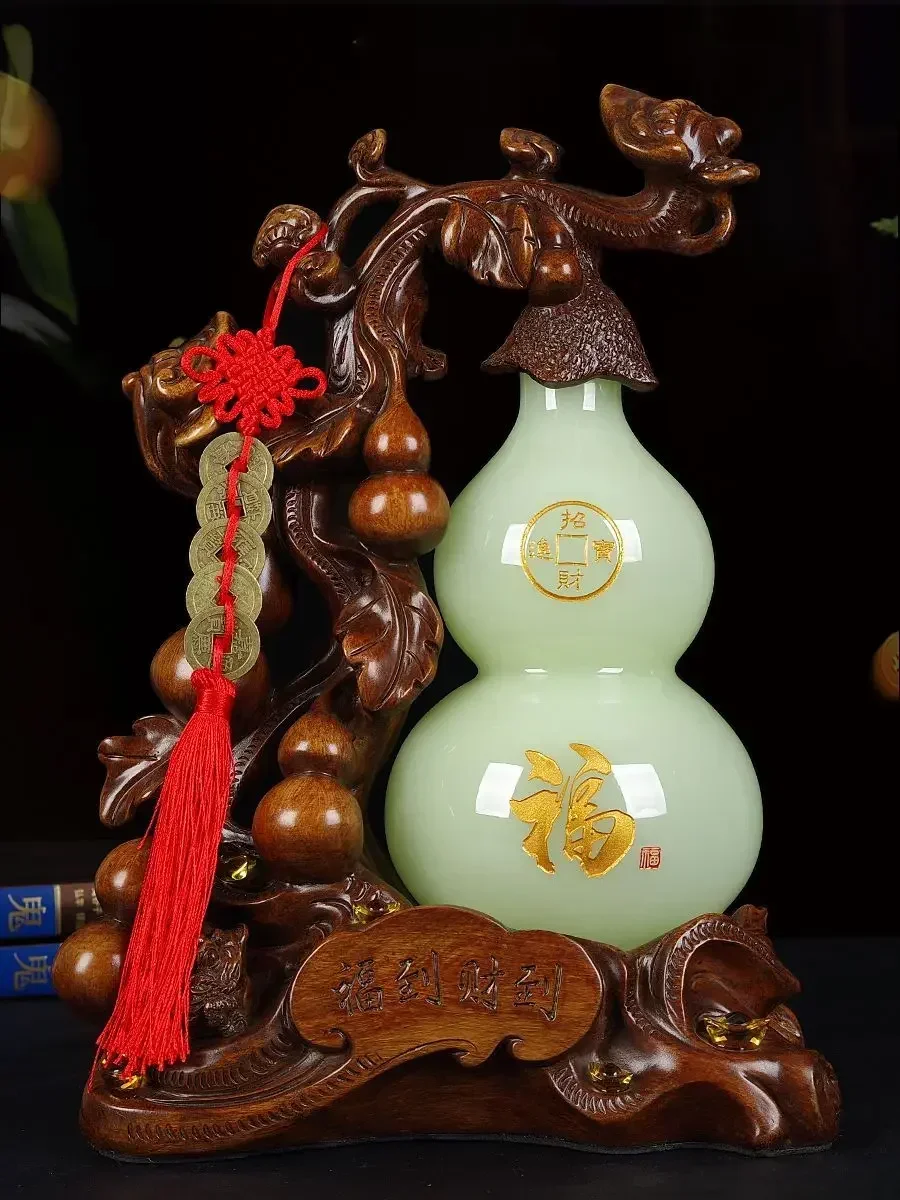 Lucky Resin Gourd Ornaments At - Home Decor Living Room review and price