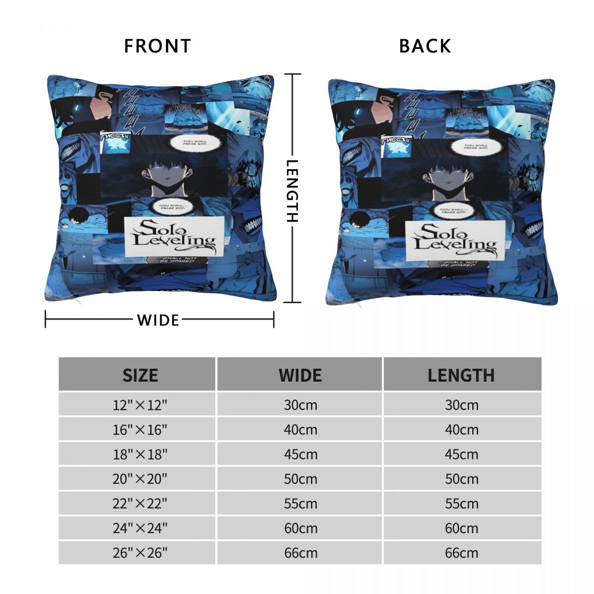 Solos Levelings Pillowcases Ac - Home Decor Solo review and price
