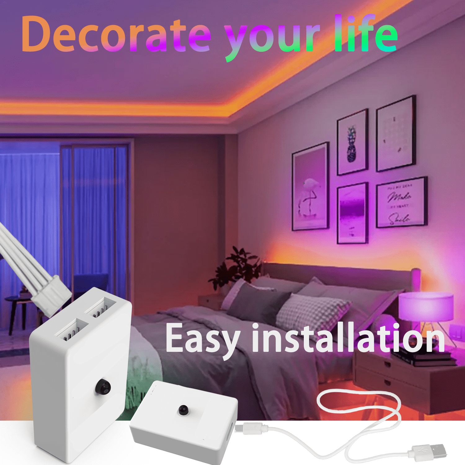 HBOWMDJIA 16-100 Feet USB Ligh - Home Decor Free App review and price