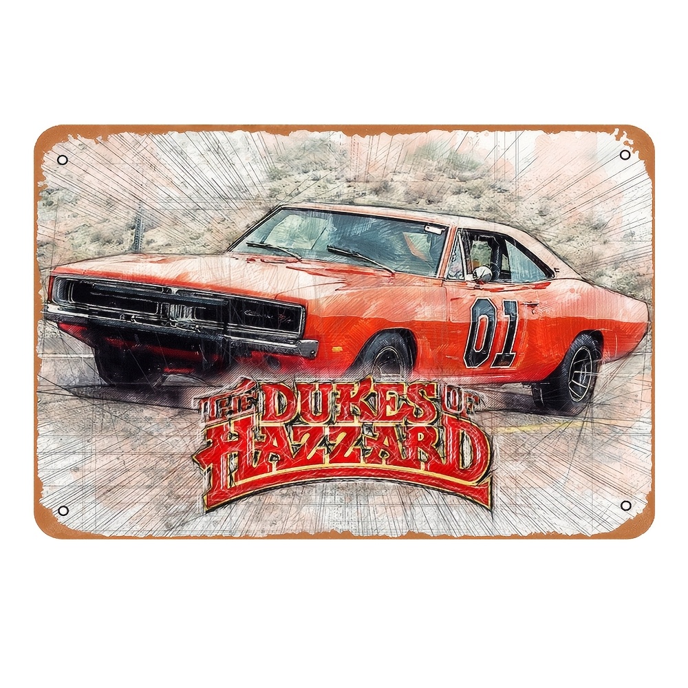 Vintage Metal Sign - Retro Act - Home Decor Orange review and price