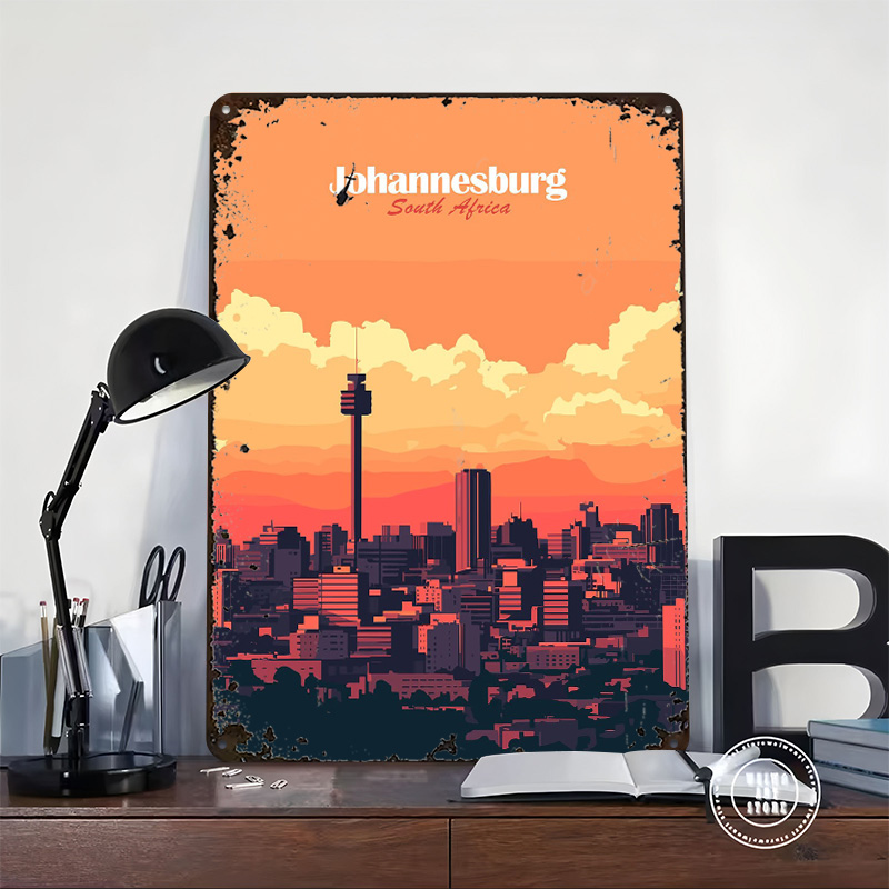 Johannesburg Skyline Printed P - Home Decor Johannesburg review and price