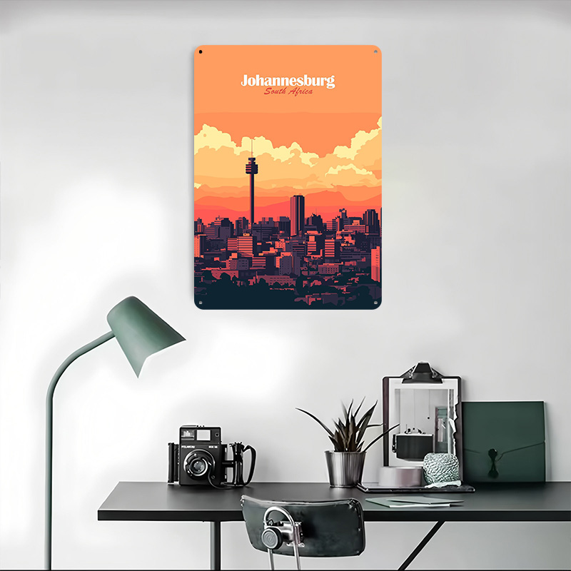 Johannesburg Skyline Printed P - Home Decor Johannesburg review and price