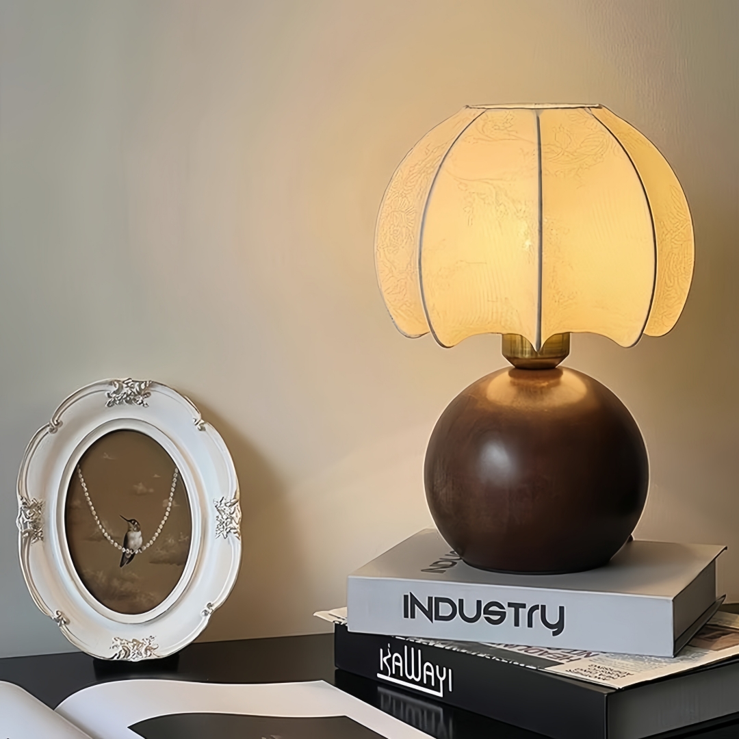 Vintage floral table lamp, med - Home Decor Living Room review and price