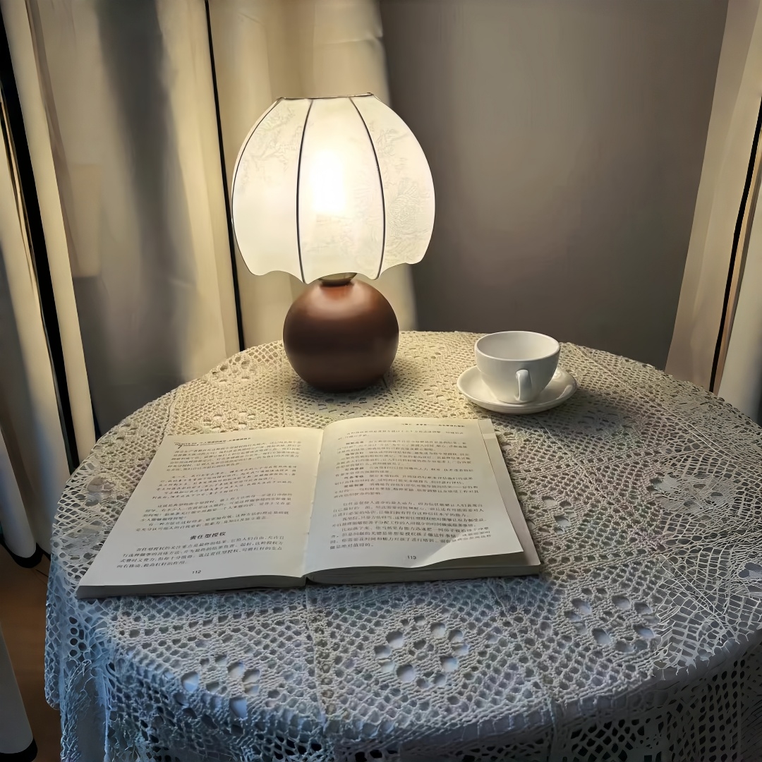 Vintage floral table lamp, med - Home Decor Living Room review and price