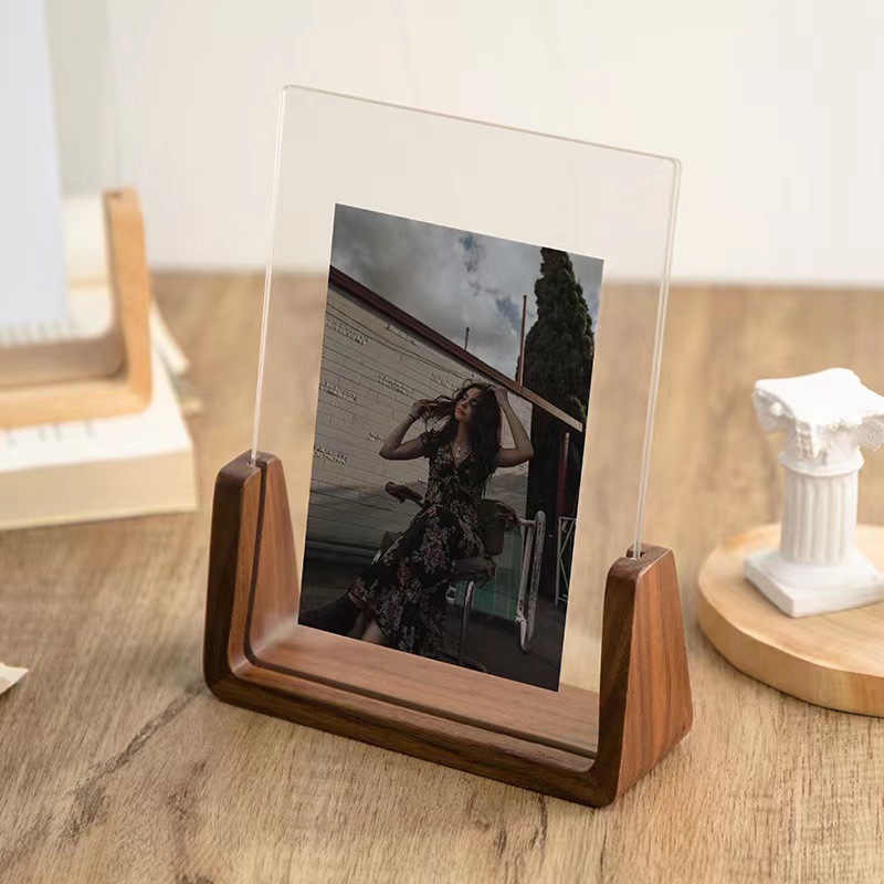 Walnut/Beech Creative Photo Fr - Bamboo Photo Frame review and price