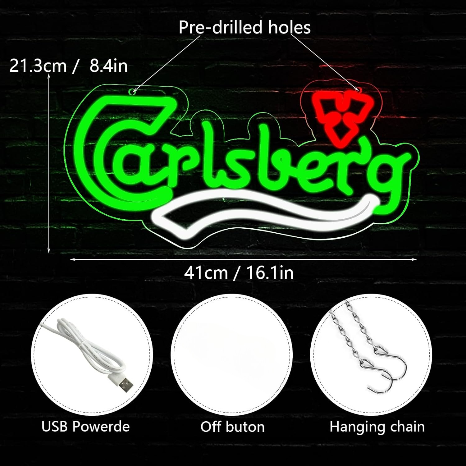 Beer Neon Sign Business USB Le - Home Decor Wall Art review and price