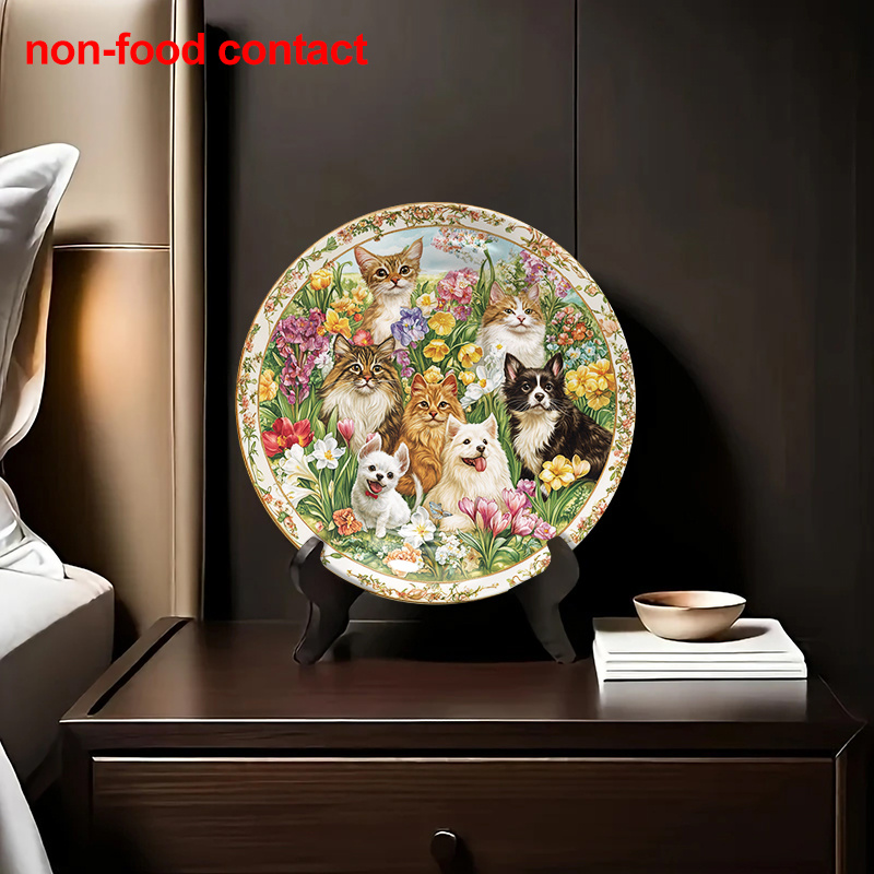 1pc 8-Inch Round Ceramic Hangi - Ceramic Trinket Dish review and price