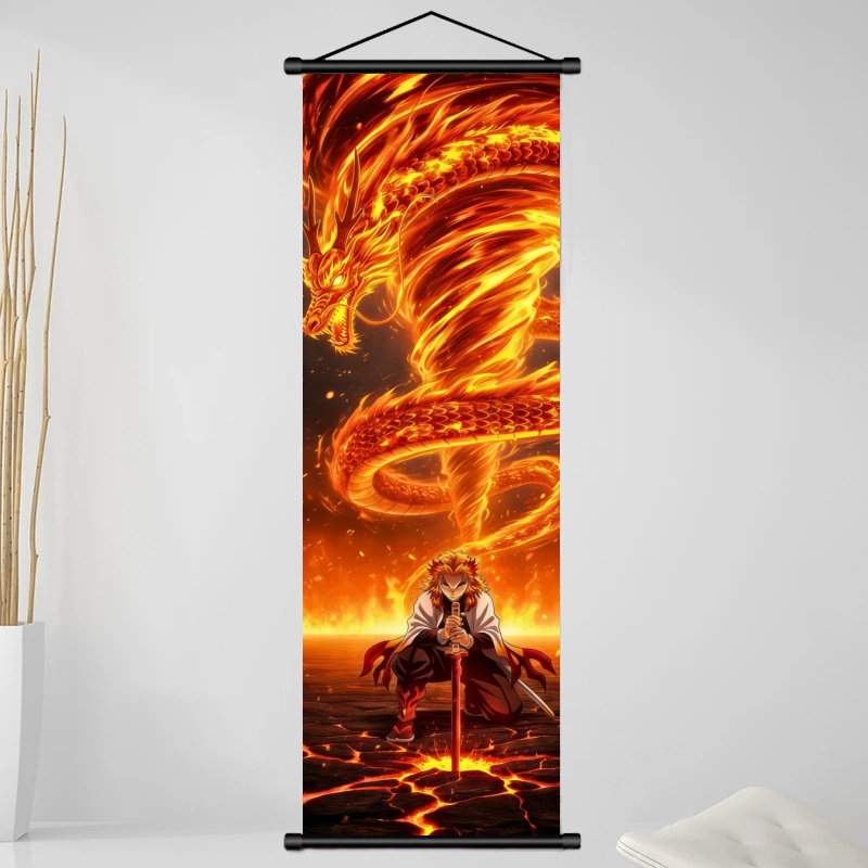 Demon Slayer Kyojuro Rengoku H - Home Decor Living Room review and price