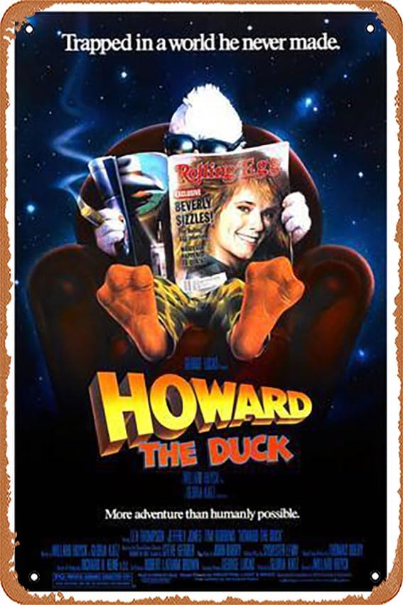 Metal Tin Sign  - HOWARD THE D - Home Decor Duck review and price