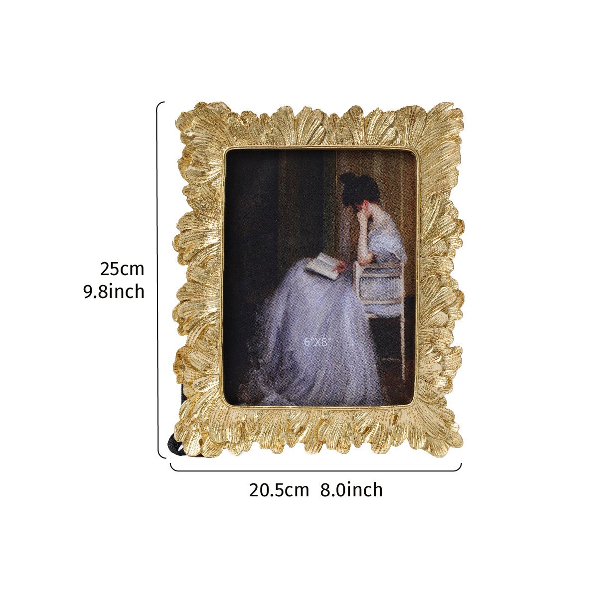 1PC, European-style golden pal - Bamboo Photo Frame review and price
