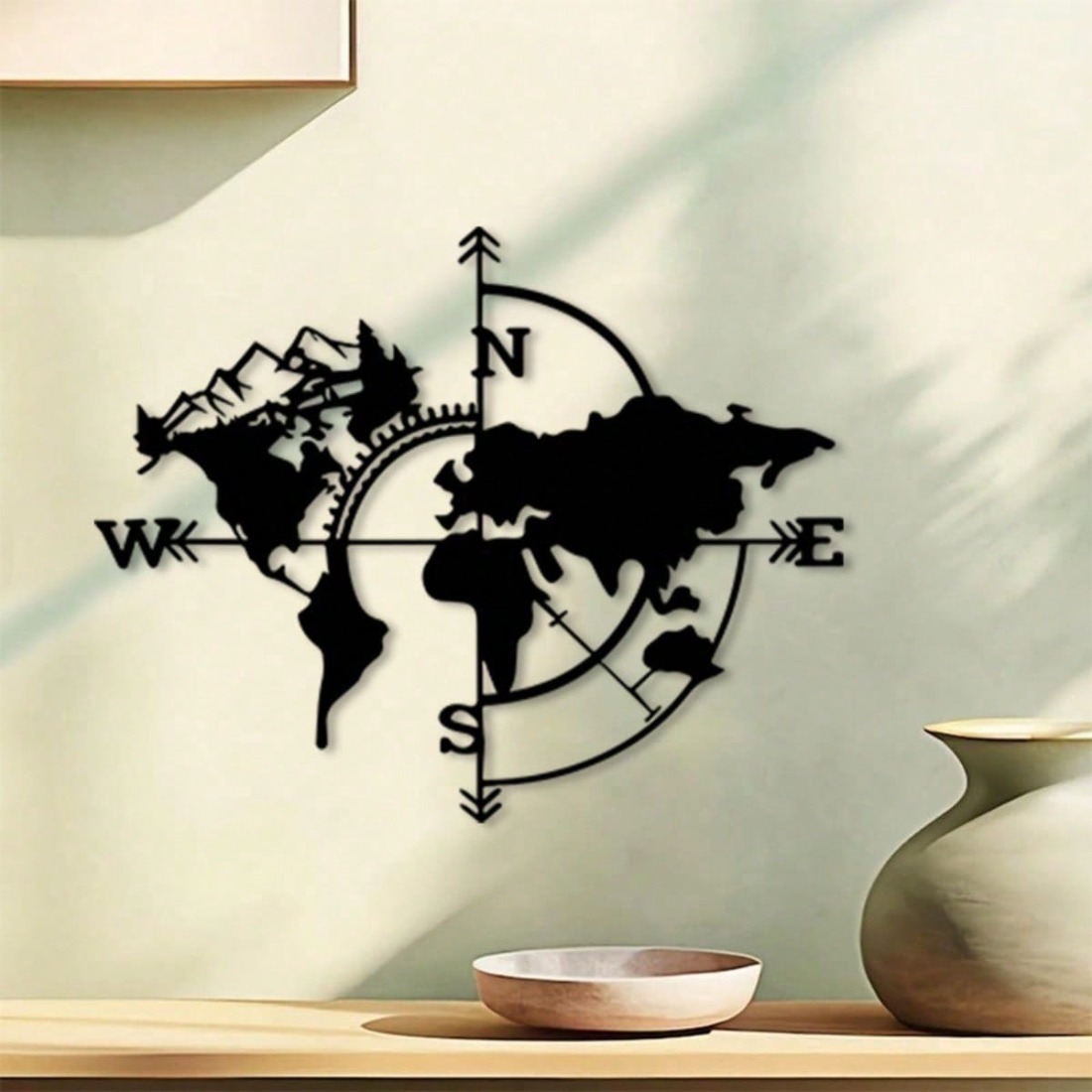 Vintage Metal Nautical Wall Co - Home Decor Outside review and price