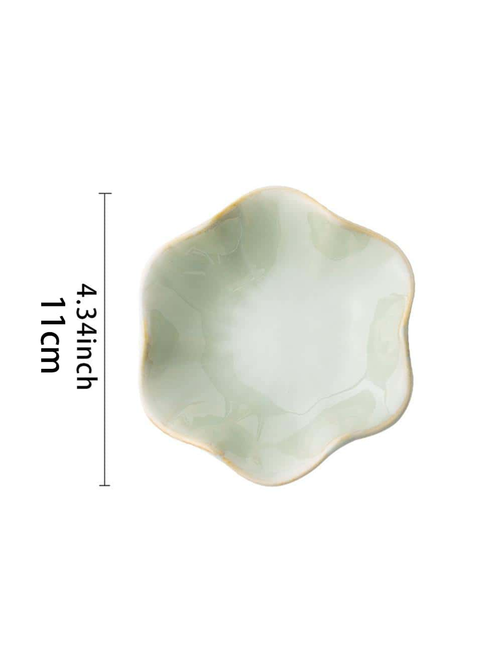 1 pc Ceramic petal shaped jewe - Ceramic Trinket Dish review and price