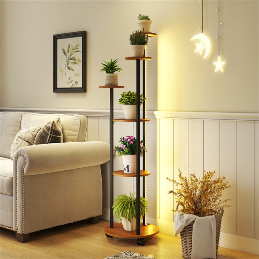 6-Tier Plant Stand with RGB Li - Home Decor Free App review and price