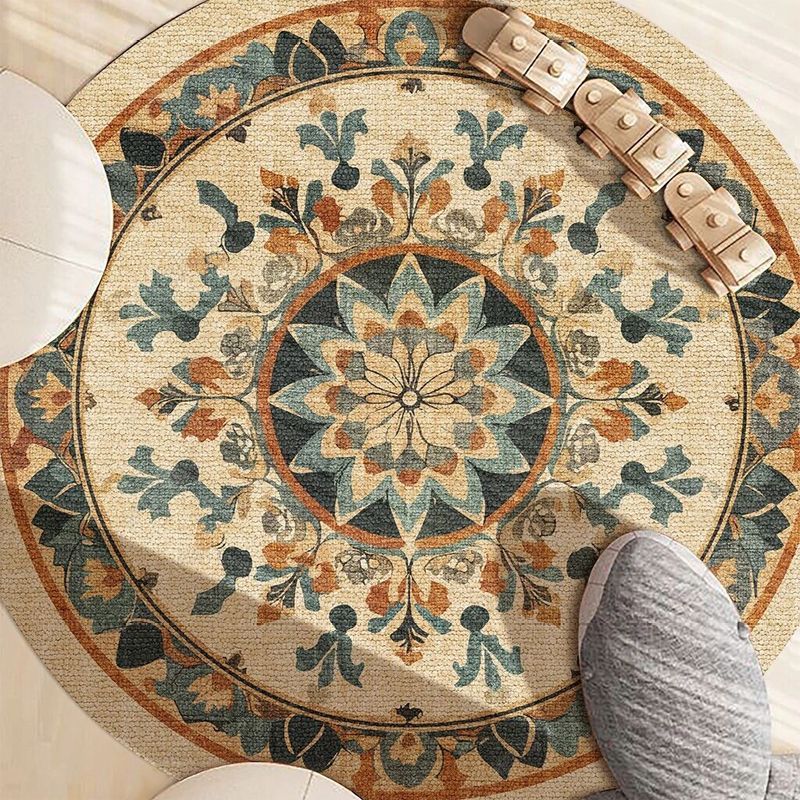 Ethnic Style Mandala Round Car - Home Decor Ig review and price