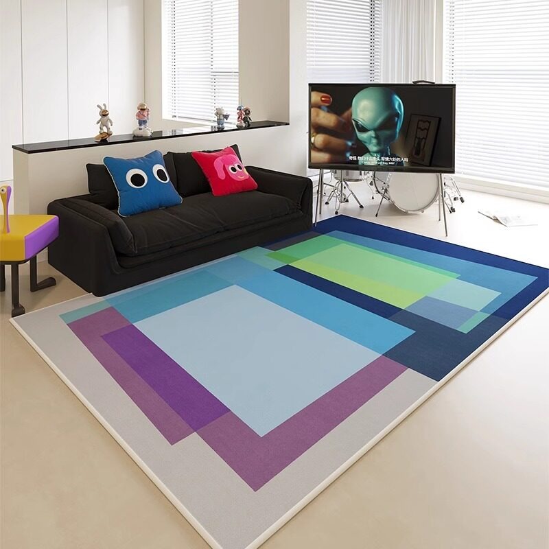 Abstract Color-blocked Print L - Home Decor Ig review and price
