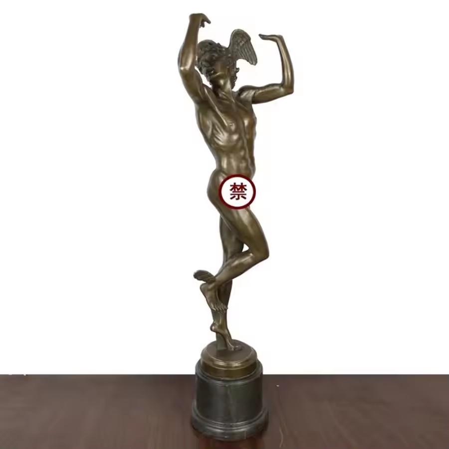 Bronze Greek Hermes Roman Merc - Home Decor Hermes review and price