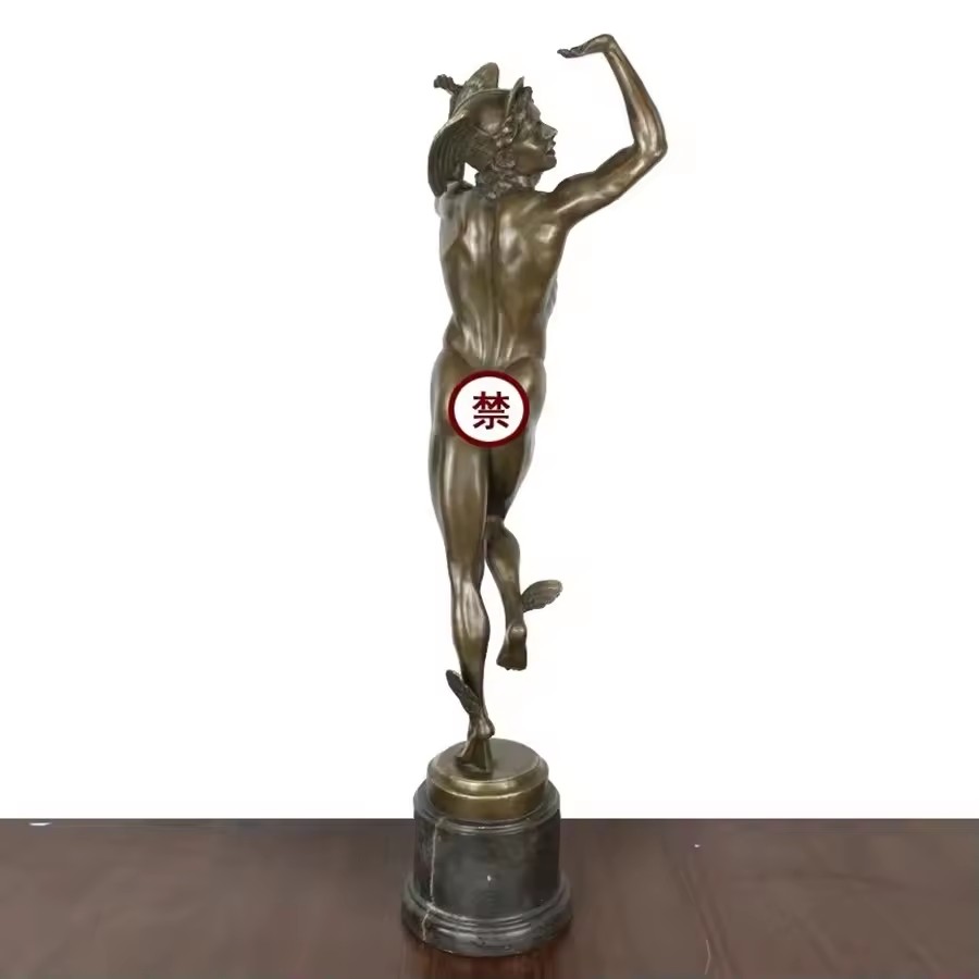 Bronze Greek Hermes Roman Merc - Home Decor Hermes review and price