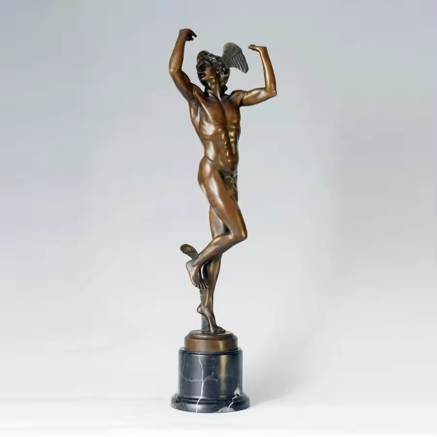 Bronze Greek Hermes Roman Merc - Home Decor Hermes review and price