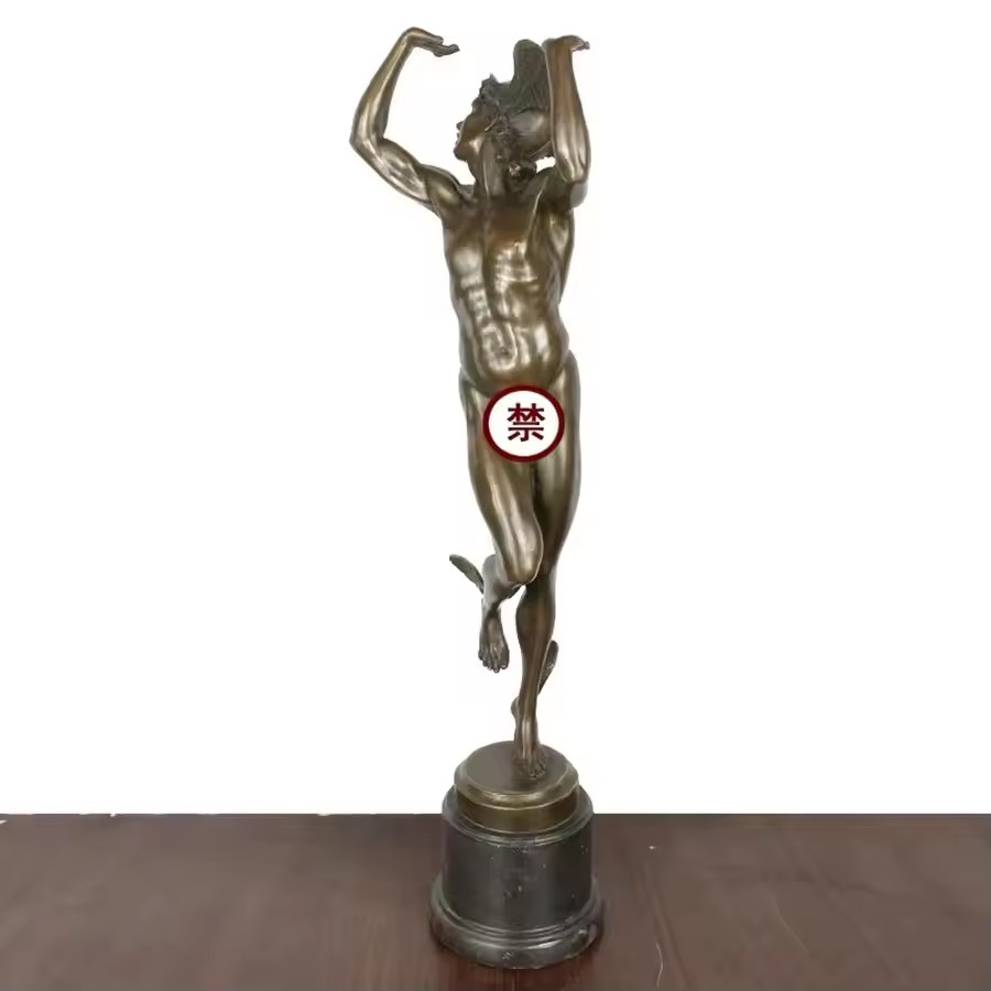 Bronze Greek Hermes Roman Merc - Home Decor Hermes review and price