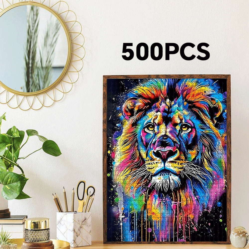 1000/500pcs Lion Puzzle for Ad - Home Decor Kit review and price