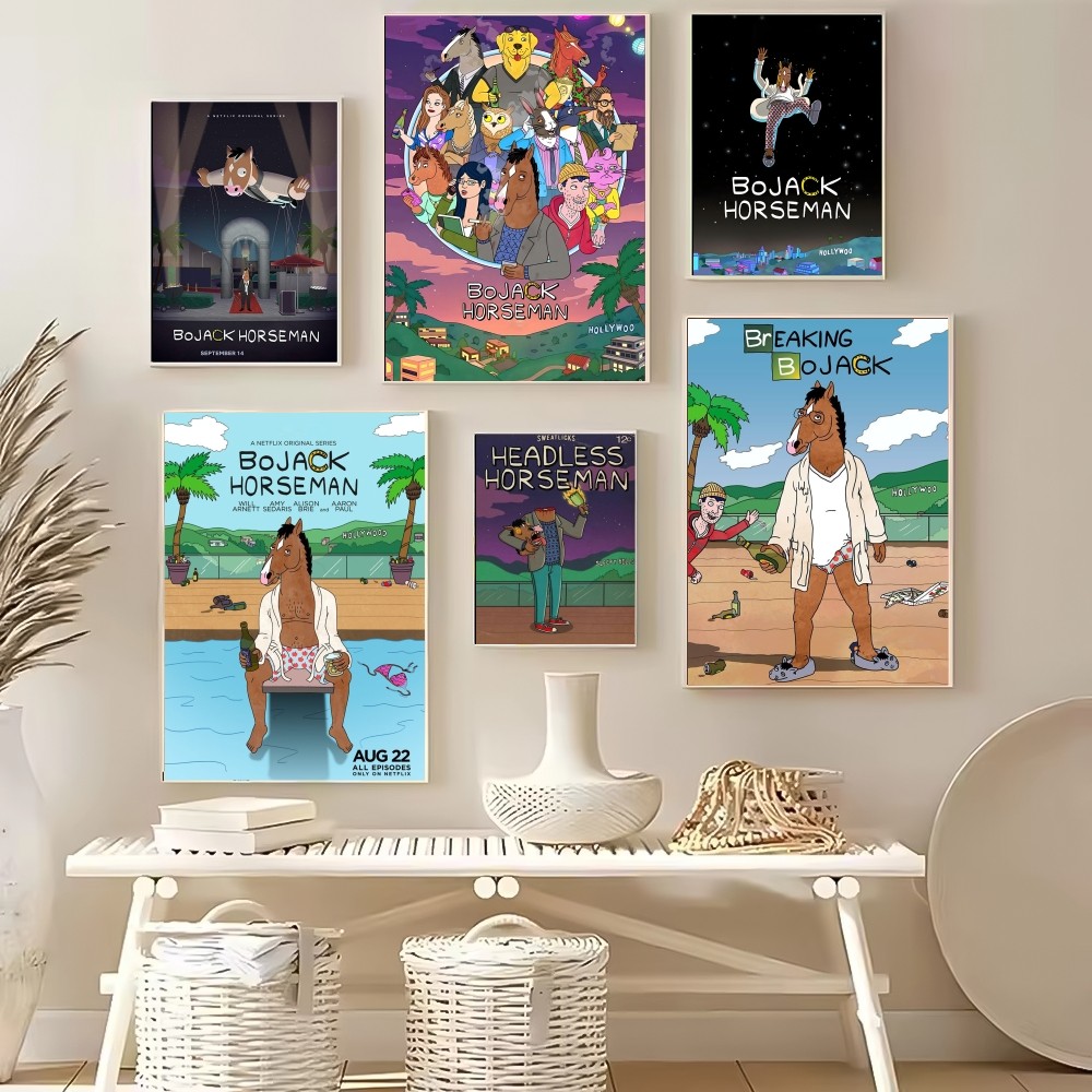 B-BoJack Cartoon H-Horseman Po - Home Decor Living Room Ideas review and price