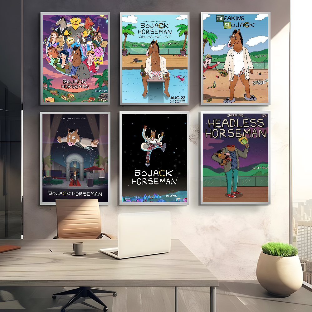 B-BoJack Cartoon H-Horseman Po - Home Decor Living Room Ideas review and price
