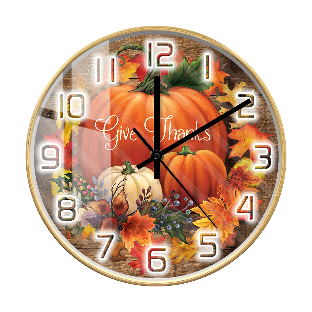 Give Thanks Blessed Wall Clock - Home Decor Living Room Ideas review and price