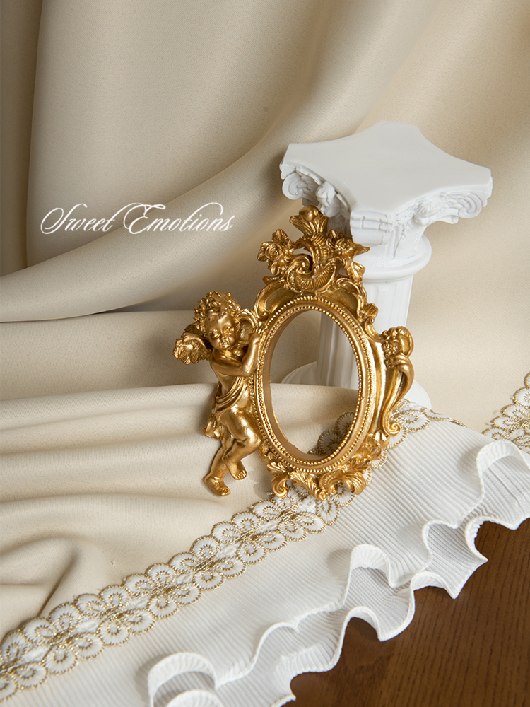 Art Cream Curtain French Luxur - Home Decor Ig review and price