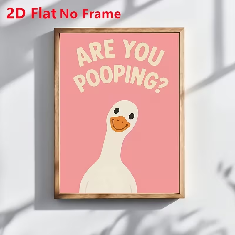 Modern Pink Are You Pooping Qu - Home Decor Duck review and price