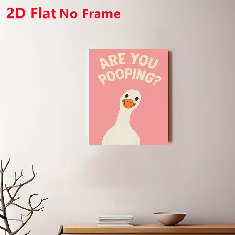 Modern Pink Are You Pooping Qu - Home Decor Duck review and price