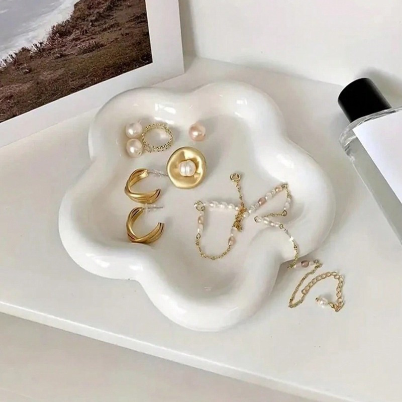 1pc Room Decoration Jewelry Tr - Ceramic Trinket Dish review and price