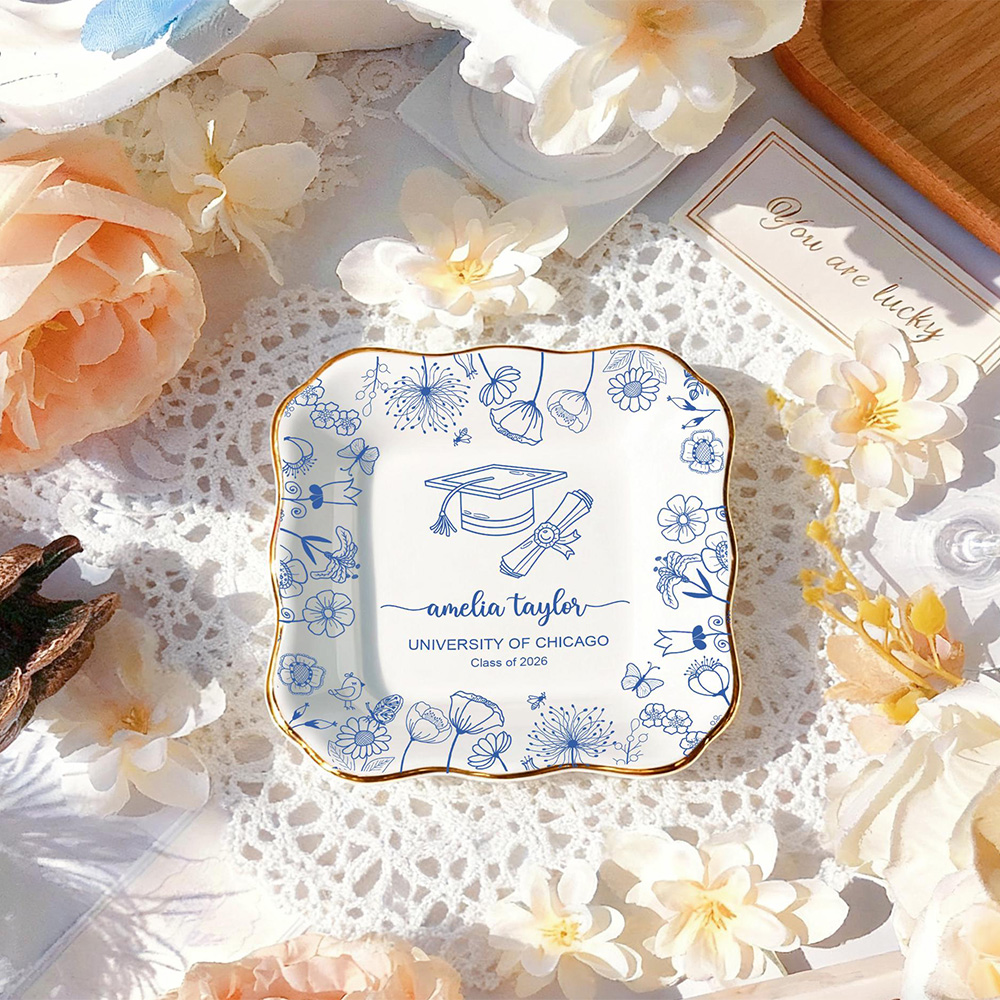 Personalised Bestie Photo Trin - Ceramic Trinket Dish review and price
