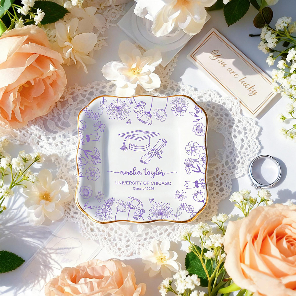 Personalised Bestie Photo Trin - Ceramic Trinket Dish review and price
