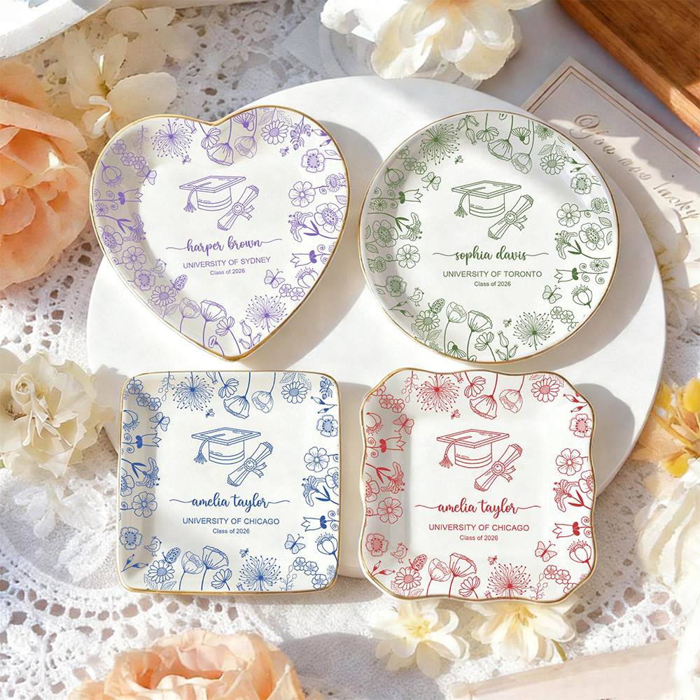 Personalised Bestie Photo Trin - Ceramic Trinket Dish review and price
