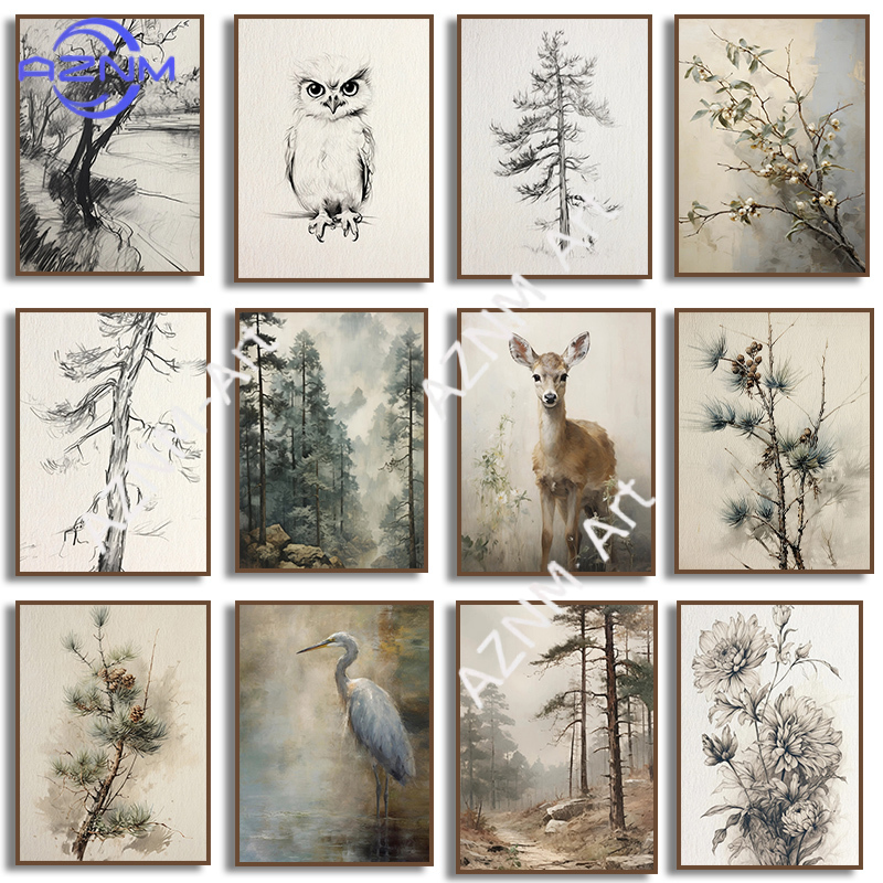 Vintage Neutral Pine Branch De - Home Decor Disney review and price