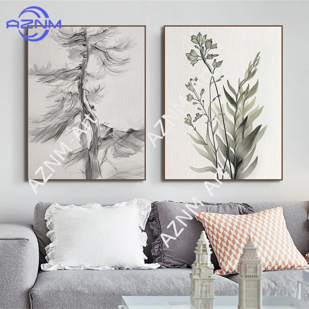 Vintage Neutral Pine Branch De - Home Decor Disney review and price