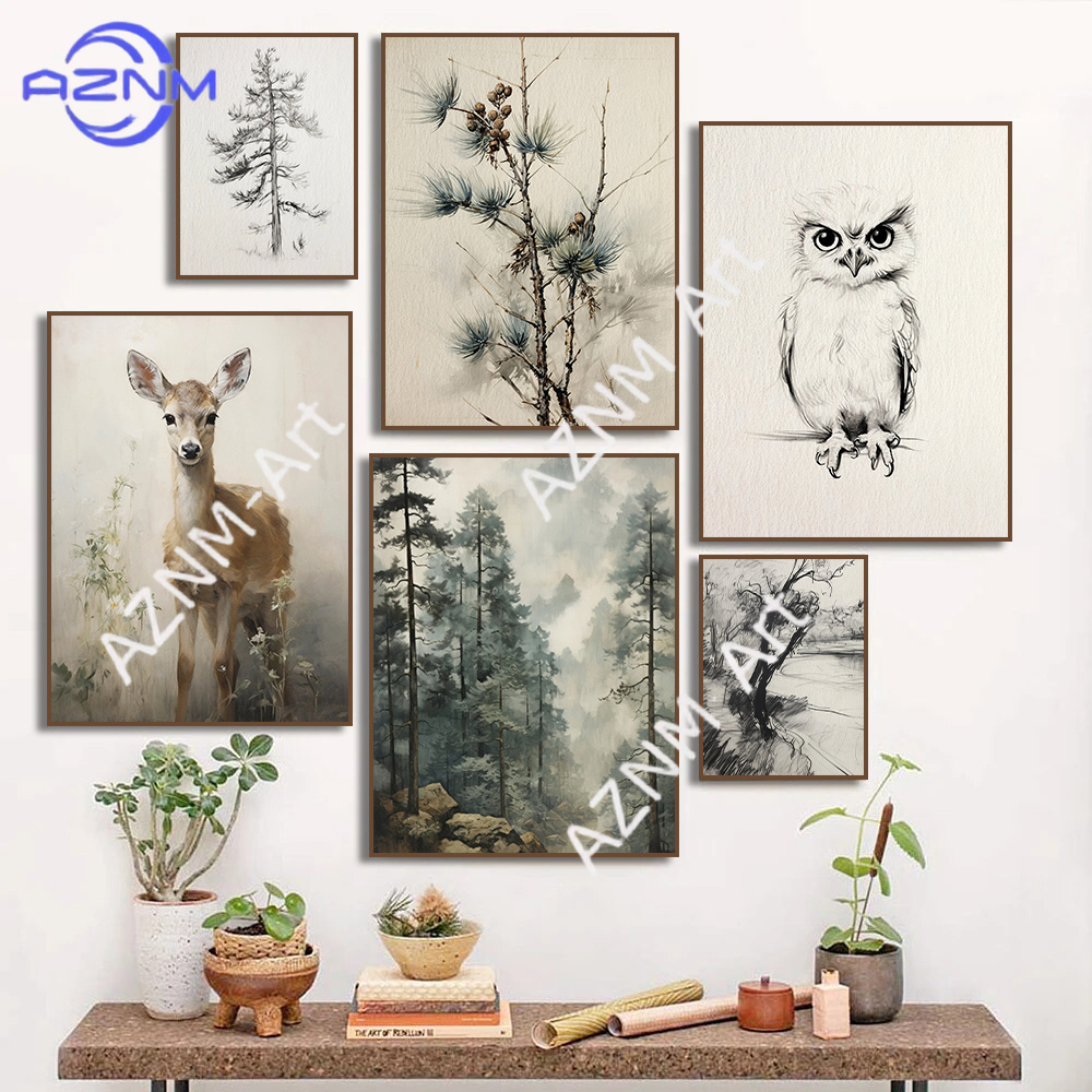 Vintage Neutral Pine Branch De - Home Decor Disney review and price