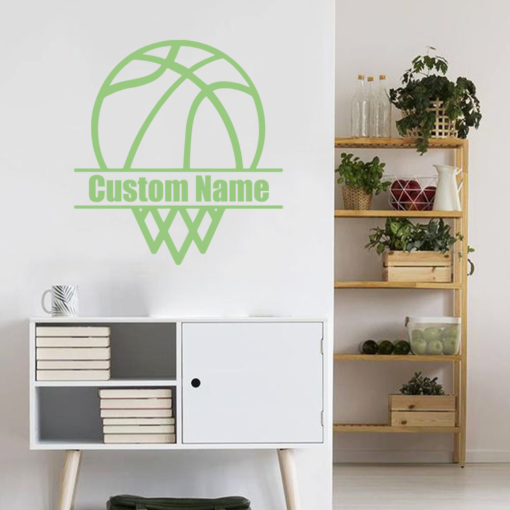 1pc Cartoon Basketball Custom  - Home Decor Wall Art review and price