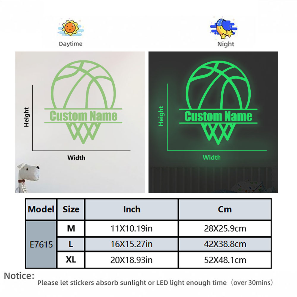 1pc Cartoon Basketball Custom  - Home Decor Wall Art review and price