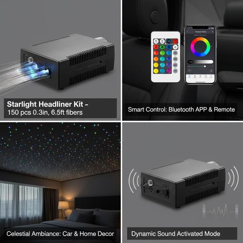 Fiber Optic Star Ceiling Light - Home Decor Free App review and price