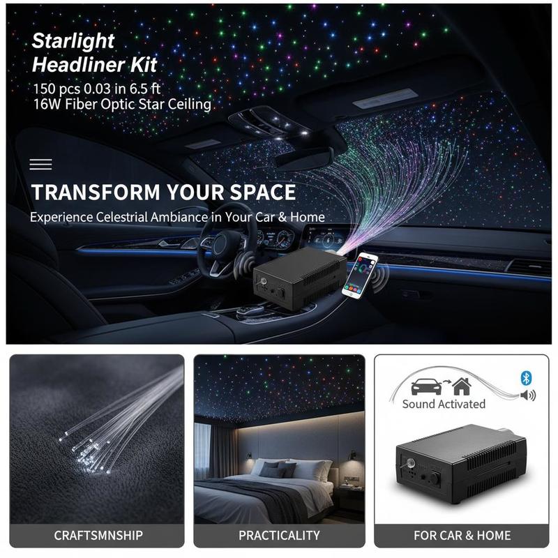 Fiber Optic Star Ceiling Light - Home Decor Free App review and price
