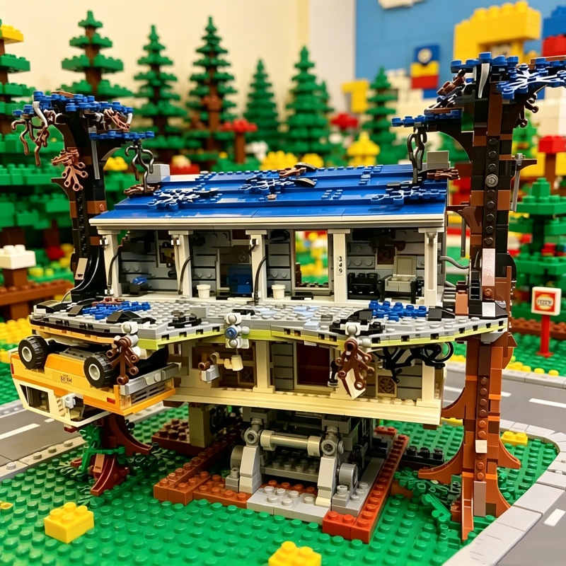 New MOC Upside Down World Hous - Home Decor Disney review and price