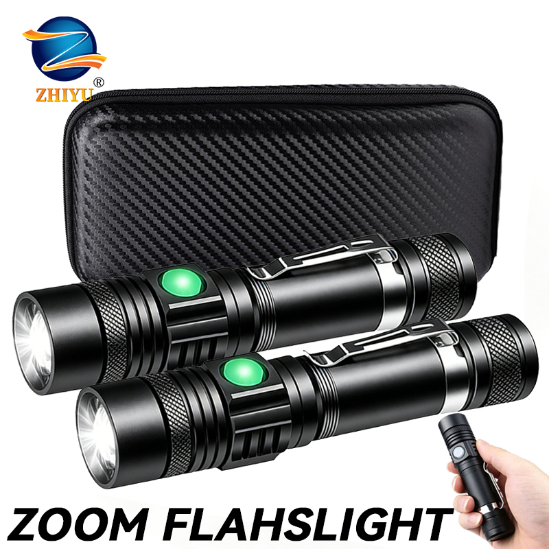 T6 LED Rechargeable Flashlight - Home Decor Outside review and price