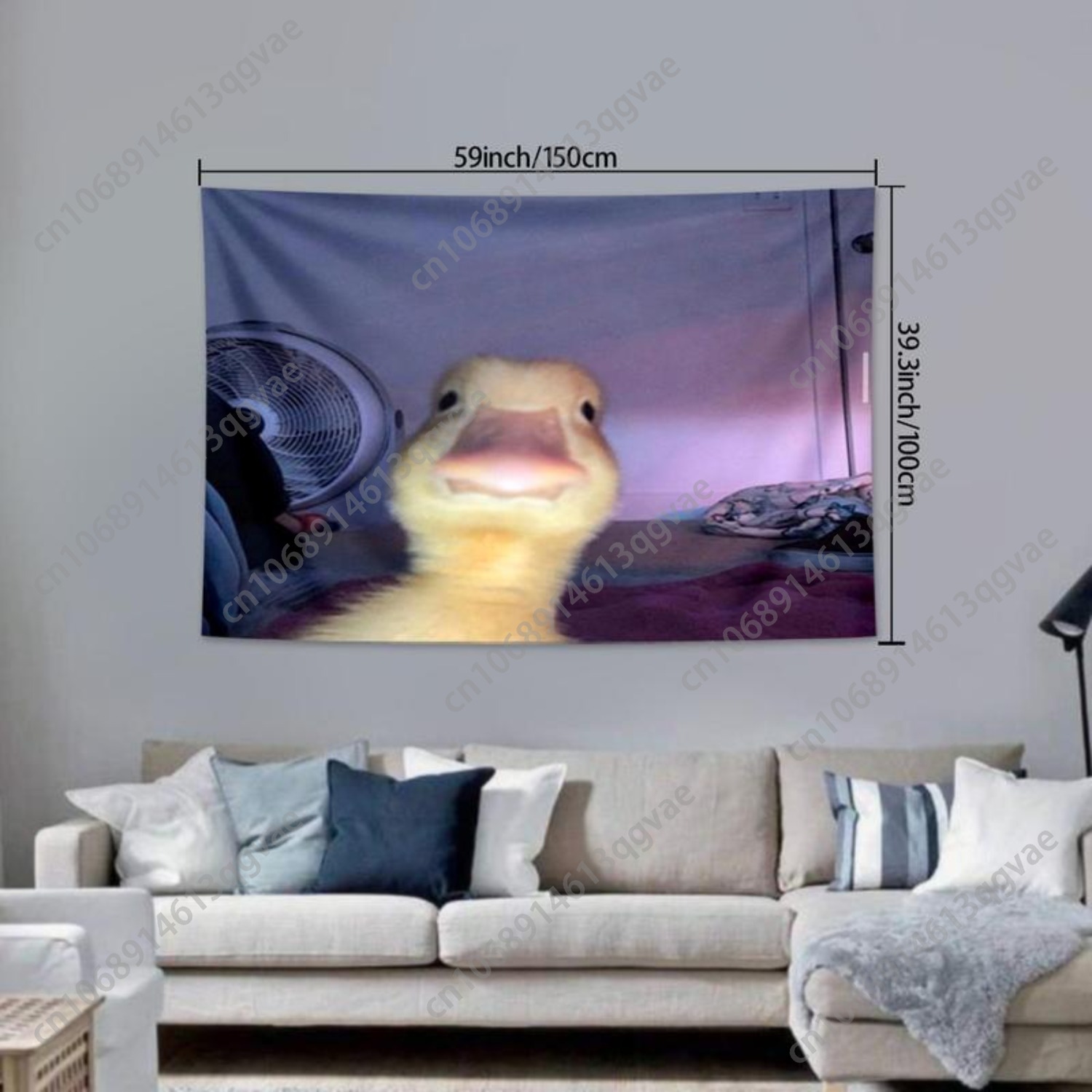 Cute Duck Pattern Tapestry Mul - Home Decor Duck review and price